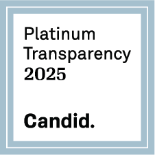 Platinum Transparency 2025 – Candid badge.